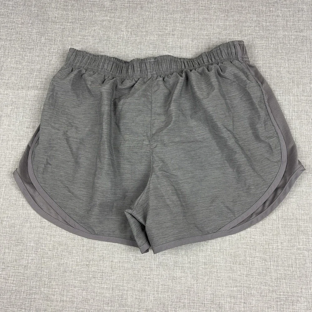 Nike Dri-FIT Running Shorts Womens M Gray 3 In Lined Athletic Pockets DB4487-067